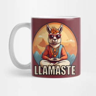 LLamaste - Funny Master Yogi Yoga Llama Mug